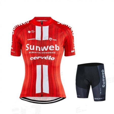 Tenue Maillot + Cuissard 2020 Team Sunweb Femme N001